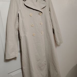 DKNY Jeans Cream Trench Coat